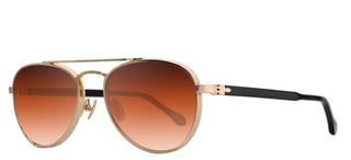 Matsuda M3116 unisex Gold Visor Sunglasses