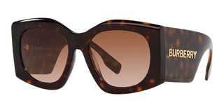 Burberry MADELINE BE 4388U women Havana Geometric Sunglasses