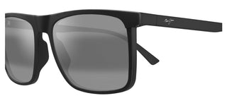 Maui Jim MAKAMAE 619 unisex Black Squared Sunglasses