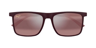 Maui Jim MAKAMAE MJ0619S men Red Squared Sunglasses