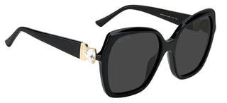 Jimmy Choo MANON/G/S women Black Squared Sunglasses