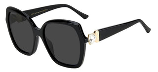 Jimmy Choo MANON/G/S women Black Squared Sunglasses