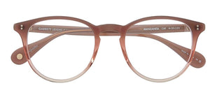 Garrett Leight MANZANITA unisex Red Round Eyeglasses