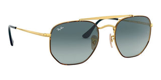 Ray-Ban MARSHAL RB 3648 unisex Gold Geometric Sunglasses