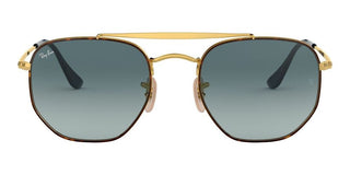 Ray-Ban MARSHAL RB 3648 unisex Gold Geometric Sunglasses