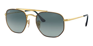 Ray-Ban MARSHAL RB 3648 unisex Gold Geometric Sunglasses