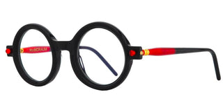 Kuboraum MASKE P1 unisex Black Round Eyeglasses