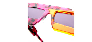 Kuboraum MASKE X12 unisex Pink Geometric Sunglasses