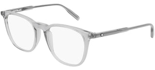 Montblanc MB0010O men Grey Geometric Eyeglasses