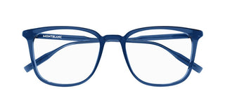 Montblanc MB0089OK men Blue Squared Eyeglasses