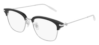 Montblanc MB0141OK men Black Geometric Eyeglasses