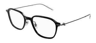 Montblanc MB0207O men Ruthenium Squared Eyeglasses