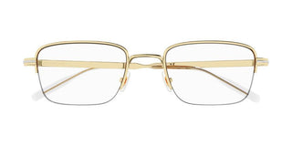 Montblanc MB0237O men Gold Geometric Eyeglasses