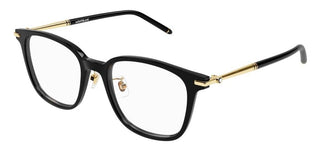 Montblanc MB0247OK men Black Geometric Eyeglasses