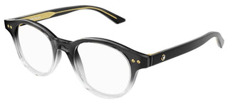 Montblanc MB0255O men Black Squared Eyeglasses