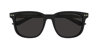 Montblanc MB0258SA men Black Squared Sunglasses