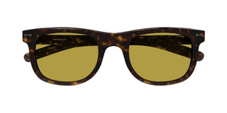 Montblanc MB0260S men Havana Squared Sunglasses