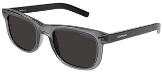 Montblanc MB0260S men Grey Squared Sunglasses