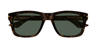 Montblanc MB0263S men Havana Squared Sunglasses