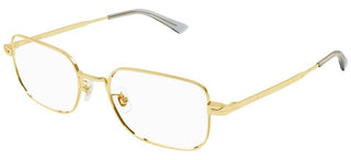 Montblanc MB0267O men Gold Geometric Eyeglasses