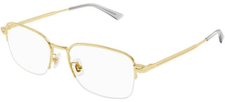 Montblanc MB0269OA men Gold Geometric Eyeglasses