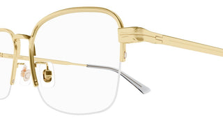 Montblanc MB0269OA men Gold Geometric Eyeglasses