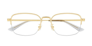 Montblanc MB0269OA men Gold Geometric Eyeglasses