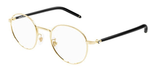 Montblanc MB0273O men Gold Round Eyeglasses