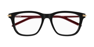 Montblanc MB0275OA men Black Squared Eyeglasses