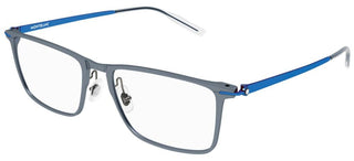 Montblanc MB0285OA men Blue Squared Eyeglasses