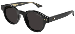 Montblanc MB0287S men Black Round Sunglasses