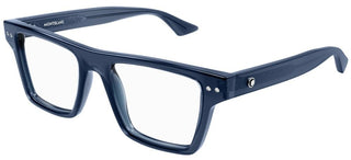 Montblanc MB0288O men Blue Squared Eyeglasses