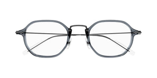 Montblanc MB0296O men Grey Squared Eyeglasses