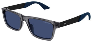 Montblanc MB0299S men Grey Squared Sunglasses