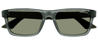 Montblanc MB0299S men Grey Squared Sunglasses