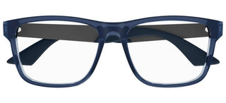 Montblanc MB0300O men Blue Squared Eyeglasses