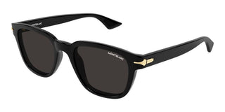 Montblanc MB0302S men Black Squared Sunglasses