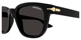 Montblanc MB0302S men Black Squared Sunglasses