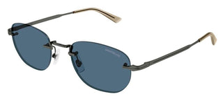 Montblanc MB0303S AVANT PREMIERE men Ruthenium Geometric Sunglasses