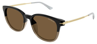 Montblanc MB0304SA men Black Squared Sunglasses