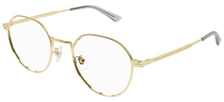 Montblanc MB0310OA men Gold Round Eyeglasses