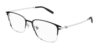 Montblanc MB0314OA men Silver Squared Eyeglasses