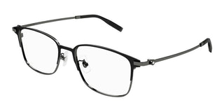 Montblanc MB0314OA men Black Squared Eyeglasses