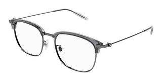 Montblanc MB0316OA men Grey Squared Eyeglasses