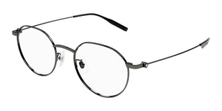 Montblanc MB0317OA men Black Round Eyeglasses