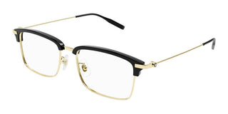 Montblanc MB0318OA men Gold Round Eyeglasses