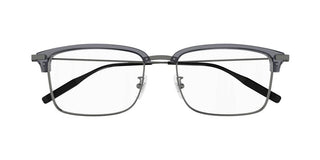 Montblanc MB0318OA men Grey Round Eyeglasses