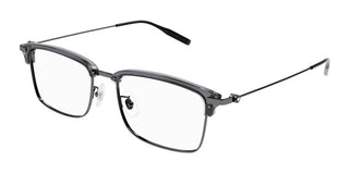 Montblanc MB0318OA men Grey Round Eyeglasses