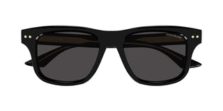 Montblanc MB0319S men Black Squared Sunglasses