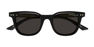 Montblanc MB0320S men Black Round Sunglasses